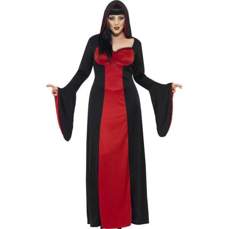 Dark Temptress Costume Adult Red Black Halloween Accessories X Large Female  Fancy Dress Party Book Week - Walmart.com