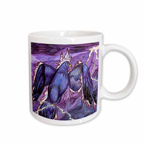 3drose, Dark Thunderbird Spirit, 15oz Mug
