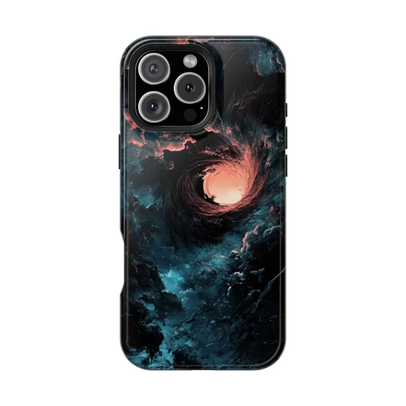 Dark Tornado Vortex Dream Abstract Case for iPhone 17 to 11 Pro Max