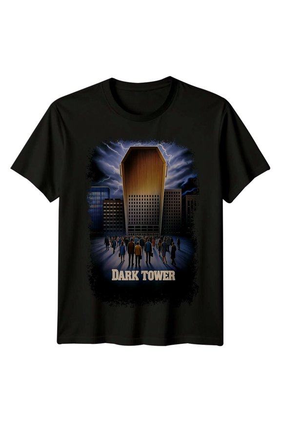 Dark Tower (1987) Movie Poster Inspired T-Shirt Retro 80s Tee