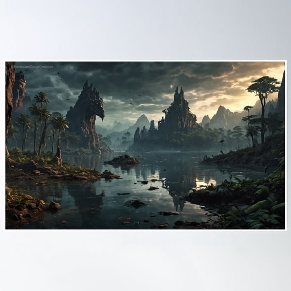 Dark Tower Poster Wall Art, Modern Wall Decor, 12x18 UNFRAMED