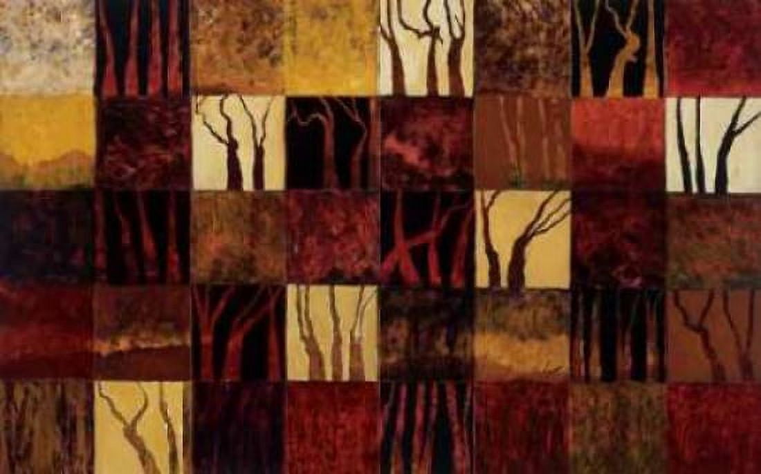 Dark Trees Canvas Art - Gail Altschuler (12 x 18)