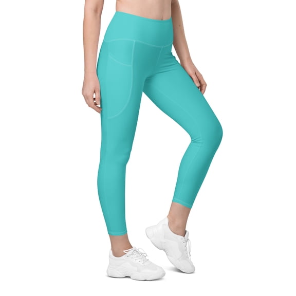 Dark Turquoise Leggings with pockets