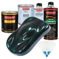 thumbnail image 1 of Dark Turquoise Metallic Premium Quart URETHANE BASECOAT CLEARCOAT Auto Paint Kit, 1 of 4