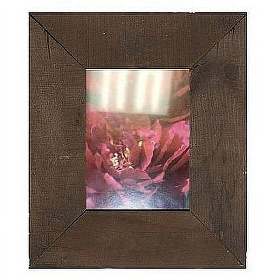 Dark-Walnut MAZE Reclaimed Wood 5x7 frame by Burnes - 5x7