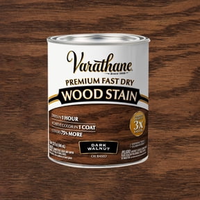 Dark Walnut, Varathane Premium Fast Dry Wood Stain-262006, Quart