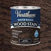 Dark Walnut, Varathane Water-Based Wood Stain-381119, Quart