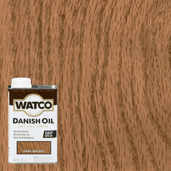 Dark Walnut, Watco Danish Oil - 65851, Pint