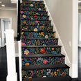 thumbnail image 2 of 13-Piece Stair Riser Sticker Photo Mural, Waterfall Scenery Vinyl Decal 2 of 3