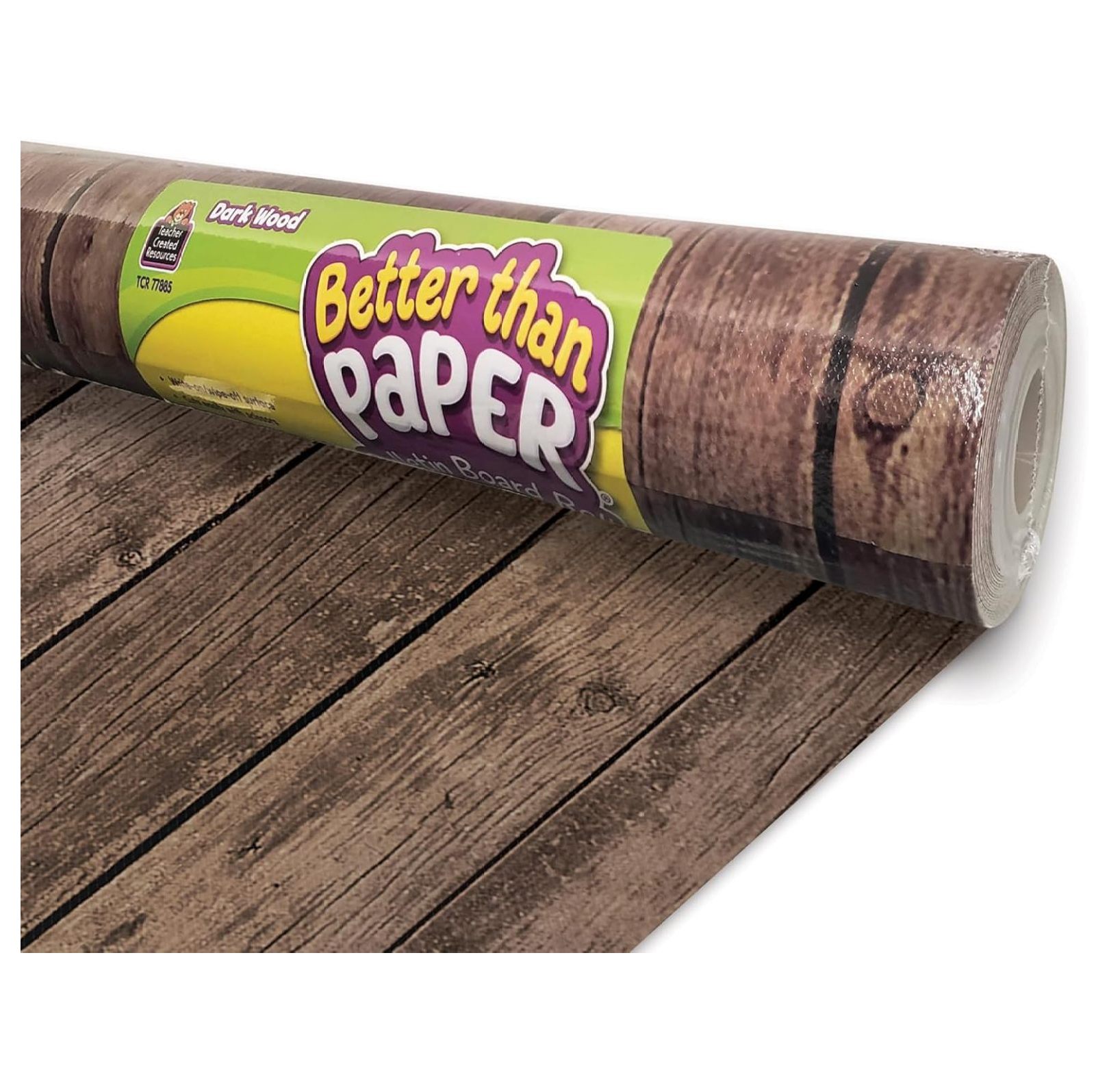 Dark Wood Better Than Paper Bulletin Board Roll