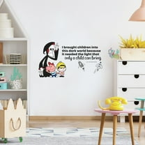 Dark World Billy Mandy Grim Quote Cartoon Quotes Decors Wall Sticker Art Design Decal for Girls Boys Kids Room Bedroom Nursery Kindergarten Home Decor Stickers Wall Art Vinyl Decoration (27x30 inch)