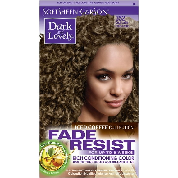 Dark and Lovely Fade Resistant Rich Conditioning Color, No. 352, Cool Latte, 1 ea