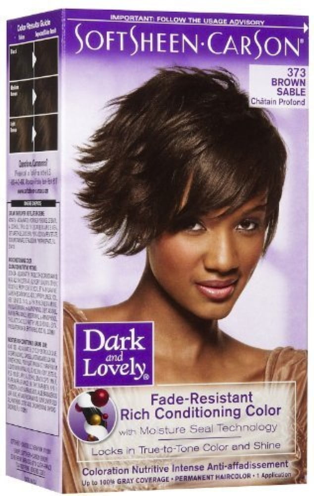 Dark and Lovely Fade Resistant Rich Conditioning Color, No. 373, Brown Sable, 1 ea (Pack of 3)