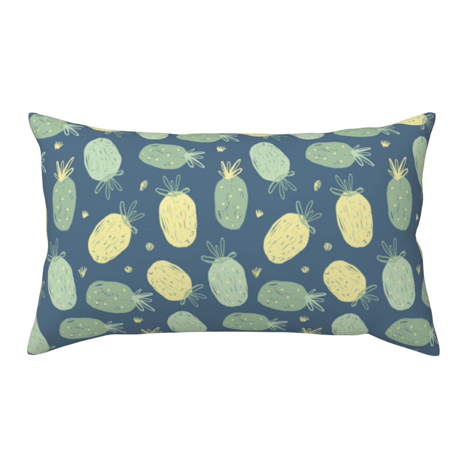 Dark colored pineapple King Pillow Cases, Soft King Size Pillow Cases