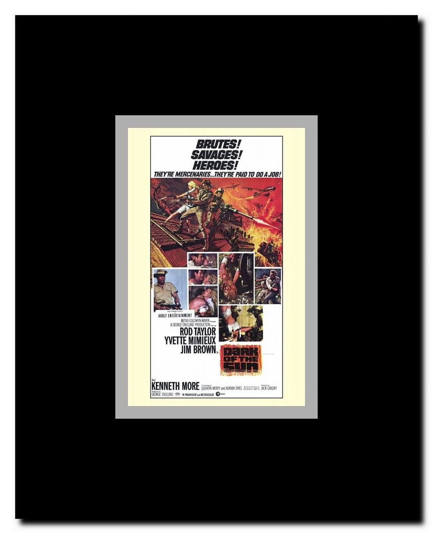Dark of the Sun Framed Movie Poster