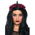 thumbnail image 1 of Dark velvet unicorn flower headband, 1 of 2