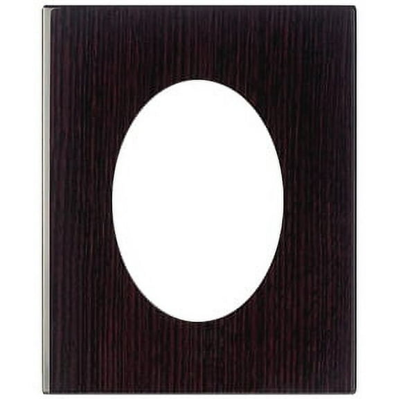 Dark walnut THOMAS OVAL VENEER frame by Burnes of Boston - 5x7