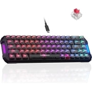 DarkBeacon Gaming Keyboard, 68 Keys Mechanical Keyboard with Hall Effect Magnetic Switch, RGB Backlit, 65 percent Wired Keyboard for PC Gamer
