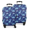 thumbnail image 1 of DarkBlue Cartoon Dinosaurs Pattern Luggage Cover Fashion Suitcase Cover Baggage Covers Fit 25-28 Inch Luggage (Go Travel), 1 of 5