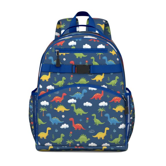 Colorful Leaf Pattern Backpack for School,Cute School Bag,Schoolbag with Adjustable Shoulder Straps & Padded Back,15.25"x11.5"x5.25"