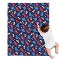 thumbnail image 1 of DarkBlue Dinosaurs Pattern Blanket,Comfortable Soft Flannel Throw Blanket,All Season,Warm Lightweight Blankets for Sofa Bed Couch Living Room Chair,30"x40", 1 of 4