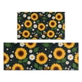 thumbnail image 1 of DarkBlue Sunflower Bee Pattern Kitchen Rugs Sets Of 2,Anti Fatigue Kitchen Mat Rugs Non Slip Washable,Decorative Kitchen Floor Mats for Kitchen,Sink,Laundry,17"x30"+17"x47", 1 of 7