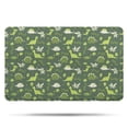 thumbnail image 1 of DarkGreen Cartoon Dinosaurs Plants Pattern Bathroom Rugs Mat,Non Slip Microfiber Bathroom Rug,Rubber Backing,Soft Bathroom Mats for Bathroom Floor,Tub and Shower,20x32in(50x80cm), 1 of 5