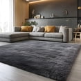 thumbnail image 1 of Pentantan Shag Area Rugs, 9ft x 12ft Soft Fluffy Indoor Carpet for Living Room Bedroom Decor, Dark Gray, 1 of 8