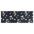 thumbnail image 1 of Darkblue Daisy Flower Yellow Centers Pattern Kitchen Rug Mat,Kitchen Runner Rugs Non Skid Washable,Decorative Kitchen Floor Mats for Kitchen,Sink,Laundry,17"X47", 1 of 5
