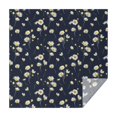 thumbnail image 1 of Darkblue Daisy Flower Yellow Centers Pattern Square Tablecloth,Waterproof Square Table Cover,Wipeable Spillproof Washable Table Cover for Home Kitchen Party Decor 52"x52"(132x132cm), 1 of 6