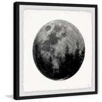 Darkening Moon Framed Painting Print
