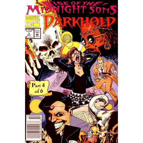 Darkhold #1 (Newsstand) VF ; Marvel Comic Book