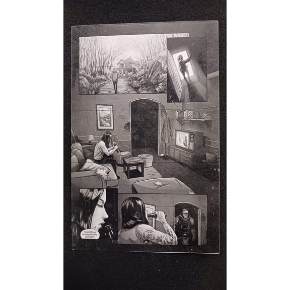 Darkland #1 - Page 21 - PRESSWORKS - Comic Art - Printer Plate - Black