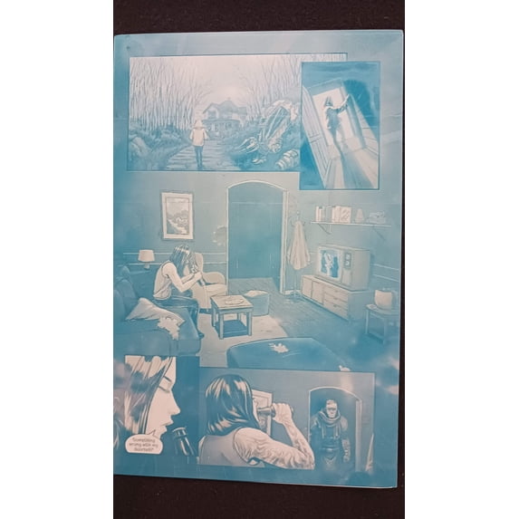 Darkland #1 - Page 21 - PRESSWORKS - Comic Art - Printer Plate - Cyan