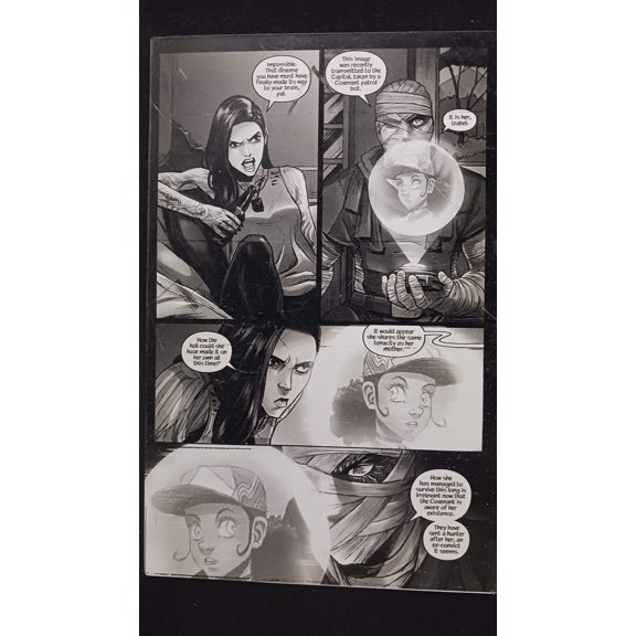 Darkland #1 - Page 23 - PRESSWORKS - Comic Art - Printer Plate - Black