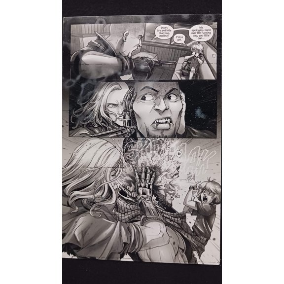 Darkland #1 - Page 28 - PRESSWORKS - Comic Art - Printer Plate - Black