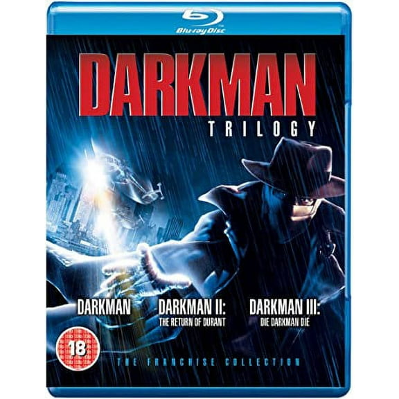Darkman Trilogy ( Darkman / Darkman II: The Return of Durant / Darkman III: Die Darkman Die ) ( Dark man / Dark man 2: The Return of Durant / [ NON-USA FORMAT, Blu-Ray, Reg.B Import - United Kingdom ]