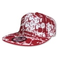 thumbnail image 1 of Darkncold All Over Print Fitted Baseball Cap White Red, 1 of 1