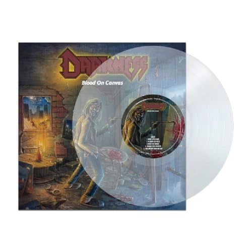 Darkness Blood On Canvas (Vinyl Record) 12" Album (Clear vinyl)