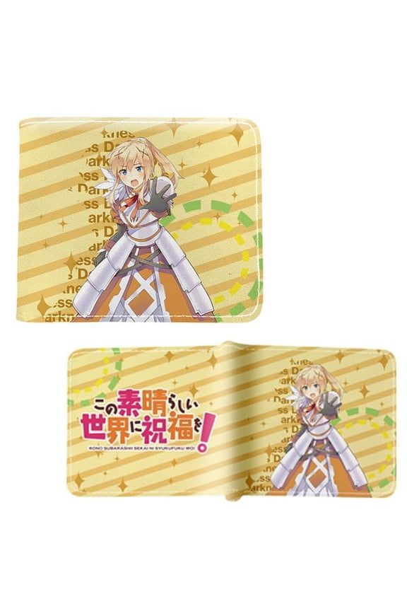 Darkness Style A - KonoSuba 4x5" Bi-Fold Wallet