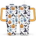 thumbnail image 1 of Darkness Themed Tumbler 40oz - Spooky Gothic Halloween Design - 40oz BPA-Free Insulated Mug - Keeps Hot 8 Hours, 1 of 7
