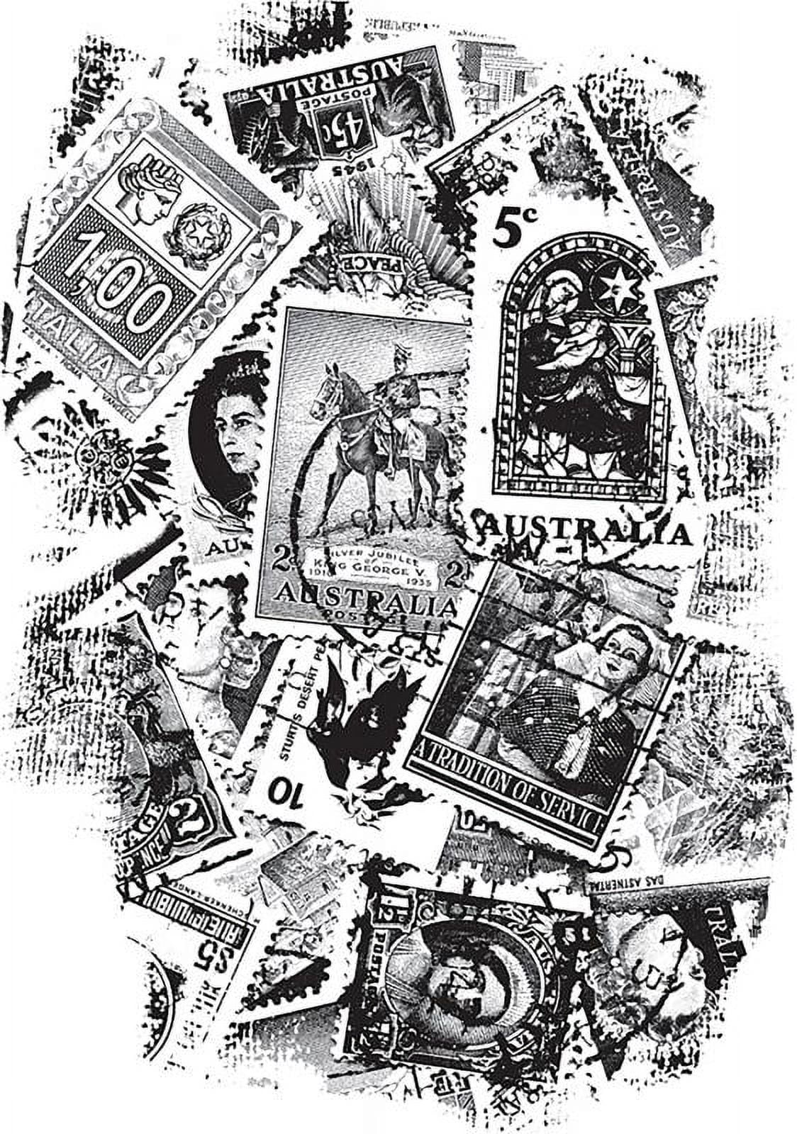 Darkroom Door Cling Stamp 3" x 2" Postage Stamps