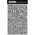 thumbnail image 1 of Darkroom Door DDMS004 Wellbeing - Medium Stencil, 1 of 1