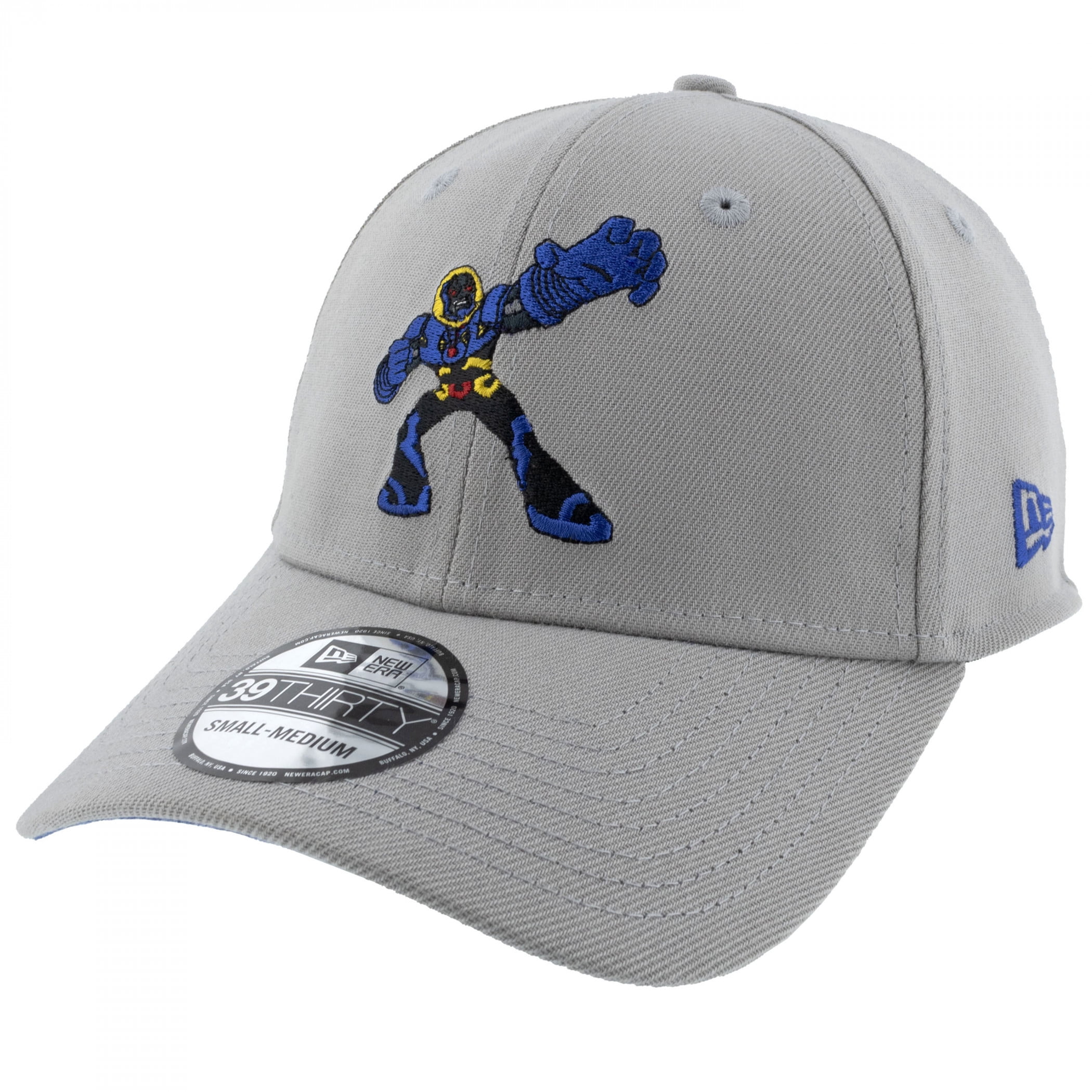 New Era 39Thirty Fitted Hat - Superman Symbol Grey Shadow Tech, Size Medium/Large
