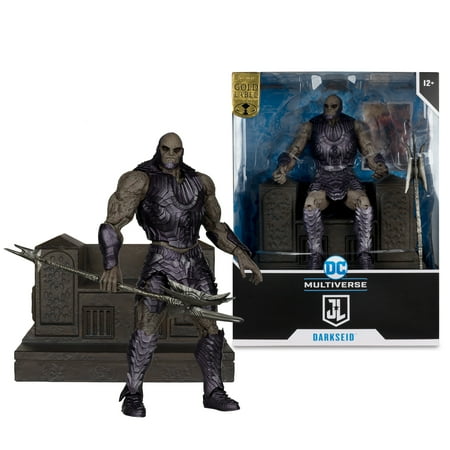 Darkseid w/Throne (Justice League) Mega Figure Gold Label Exclusive - McFarlane Toys