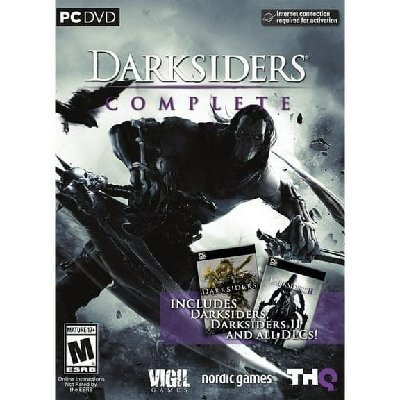 Darksiders Complete Includes Darksiders, Darksiders II and All DLCs (PC DVD)