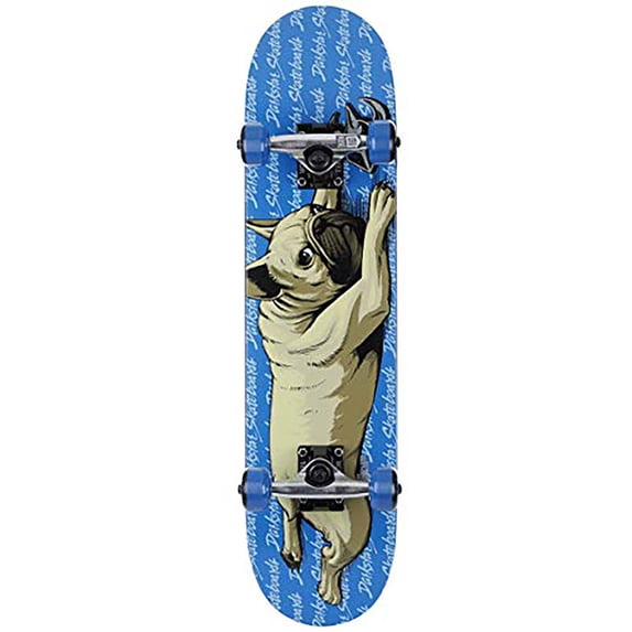 Darkstar Bulldog FP Complete Skateboard,Blue,31.2" L X 7.75" W - 13.88" WB