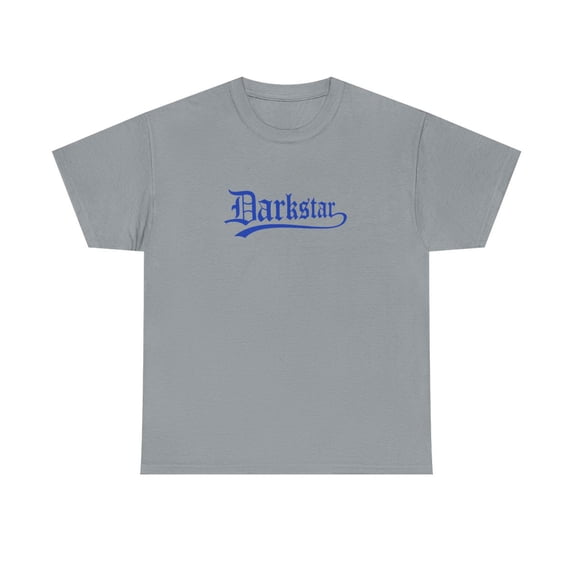Darkstar Text Skateboard Blue Many Colors Vintage Classic Skate TShirt Print - Gravel / 3XL
