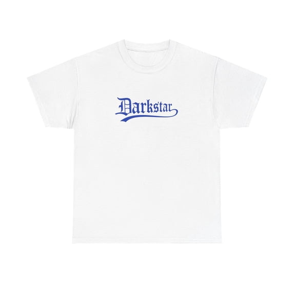 Darkstar Text Skateboard Blue Many Colors Vintage Classic Skate TShirt Print - White / S