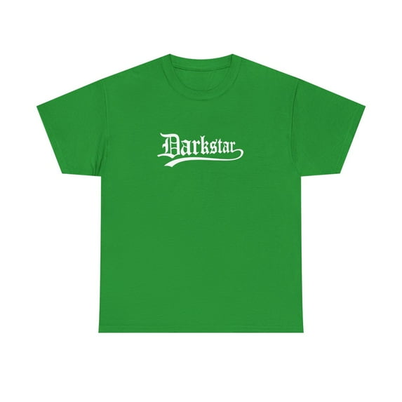 Darkstar Text Skateboard White Many Colors Vintage Classic Skate TShirt Print - Irish Green / S